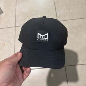 Melin Hydro Coronado Snapback Hat, Black Water-Resistant Performance Cap